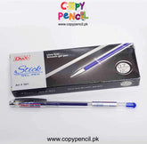 Dux Stick Gel Ball Pen Black Blue Color 0.7mm Ultra Fine Smooth Gel Pen